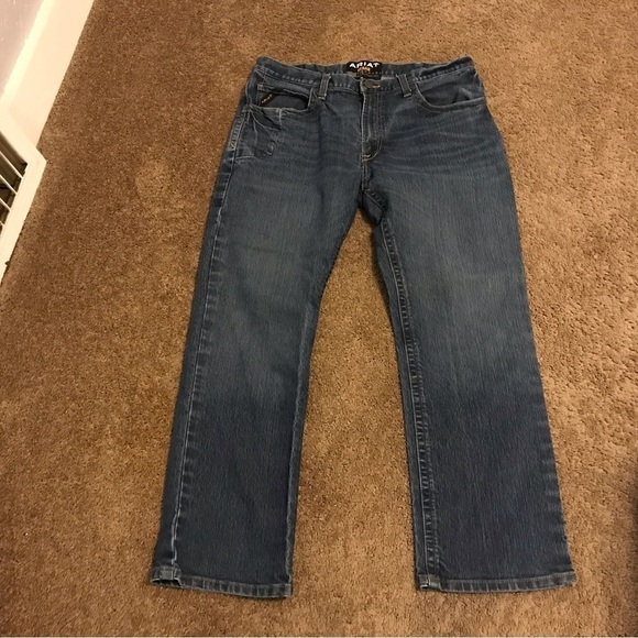 Ariat Mens Rebar  M4 Lo Rise Boot Jeans - Picture 1 of 7